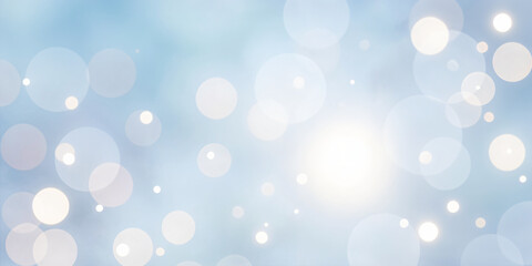 Natural spring blurred blue sea background. Create light soft blurred colors bright sunshine. Blue bokeh abstract glitter light background. Focus texture from nature fresh shiny growth seas the day.