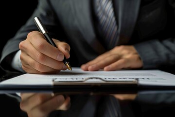 The professional signing of crucial legal documents can only be performed by a qualified lawyer or a judge, ensuring that all agreements are authoritative and valid in the eyes of the law