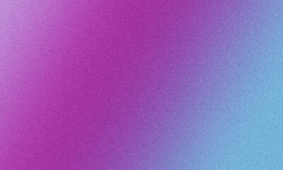 purple, blue and pink color gradient abstract background. grunge noise or grain texture