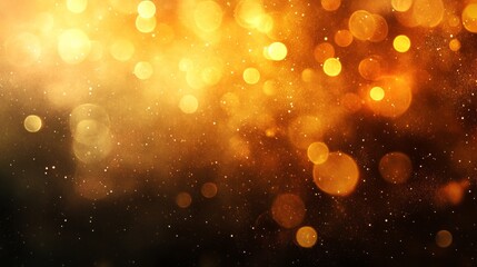 Wall Mural - festive new year celebration abstract background with vibrant bokeh lights in soft blurred focus, fe