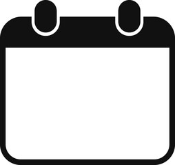 Poster - Calender Icon . Work schedule symbol.  date available sign. Calendar with check mark icon.