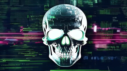 artistic collage use VJ music videos 4K programming system cyberspace virus network computer glitch surreal abstract artificial anonymous damaged virtual information hacker future tech science death