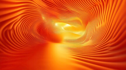 Poster - Vivid orange 3d background design with space for your message - dynamic style variation