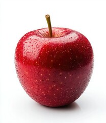 red apple isolated on white