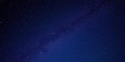 Wall Mural - Colorful starry night sky outer space background, star clusters, astronomy