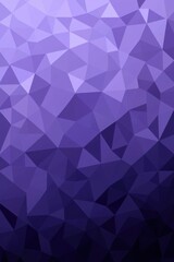 Poster - Abstract geometric background in shades of purple, featuring triangular shapes and a gradient effect. Ideal for modern design projects.