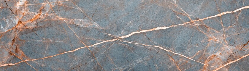 Sticker - Elegant blue marble with golden veins, perfect for backgrounds, textures, interior design, and artistic projects.