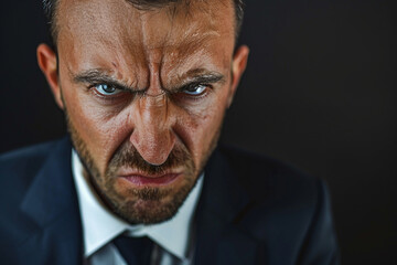 Poster - Successful boss company director business portrait generative ai