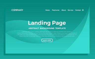 landing page template background design