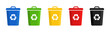 © ValGraphic - Colored recycle bin icon set