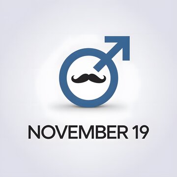International Men's Day - banner, card vector illustration