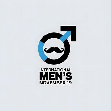 International Men's Day - banner, card vector illustration