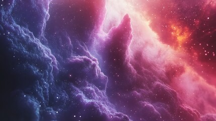 Poster - A graphic design featuring bold, textured stars layered over a colorful galaxy with nebula-like textures, creating a vibrant, high-quality digital art look. Cinematic Scene, 4k resolution, cinematic