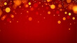 © MathieuAvec1T - Festive Red Christmas Background with Golden Bokeh and Sparkling Stars
