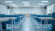 © San - Empty Classroom Ready for Learning