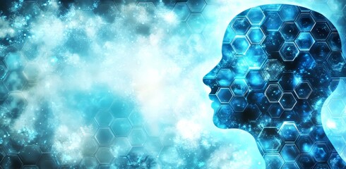 Poster - A digital neuron's power in stock automation and its link to the genius brain. A concept that combines digital big data with communication innovations.