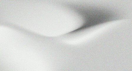 Fototapete - Abstract light grey background with  grain texture and a gradient transitioning from light to dark gray