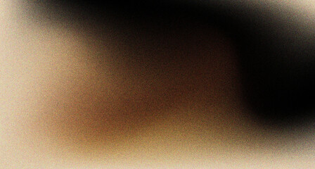 Aufkleber - Beige brown black gradient with grain texture background brown wallpaper with noise texture for presentation product display