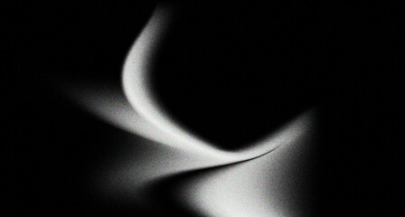 Aufkleber - Abstract black dark gray silver white wave abstract background for design. Light wave, wavy line. gradient. Noise rough grungy grain brushed metal metallic