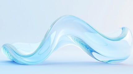 Poster - Abstract wave backdrop, fluid motion, vibrant colors blending seamlessly, creating a sense of depth and tranquility, ideal for creative projects or digital art displays