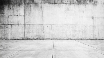 Poster - Textured Concrete Wall Background with Smooth Surface Ideal for Use in Modern Architectural Design and Minimalist Interior Decoration Projects