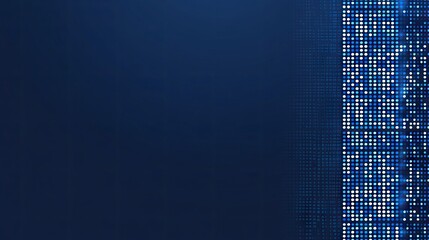 Poster - Abstract Digital Background with Blue Gradient and Light Dots Highlighting Modern Technology and Data Visualization Conceptual Themes for Graphic Design Projects