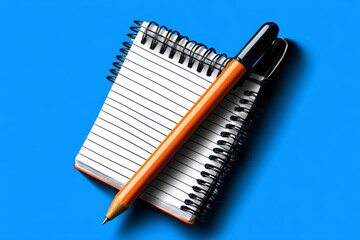 Poster - A minimalist icon of a blank paper with a single line drawn across, symbolizing creativity in a simple form