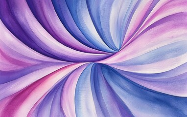Poster - An abstract swirl of purple and pink hues creates a mesmerizing pattern in a contemporary art piece