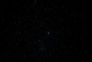 Wall Mural - real starry sky. night scape with beautiful starry sky