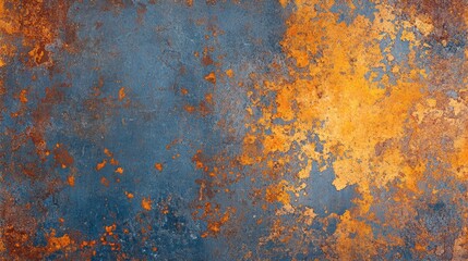 Poster - A blue and orange background with a lot of texture