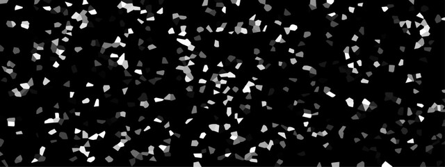Aufkleber - Abstract Dark and white Broken Stained 3d Geometric Retro tiles pattern. Seamless Geometric Retro tiles pattern. Frame confetti texture for holiday, postcard, website, birthday 