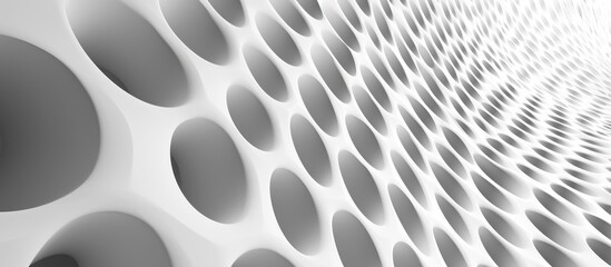 Fototapete - Abstract White Convex Background