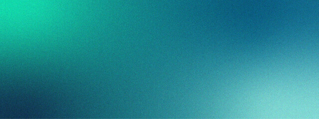 Leinwandbilder - Light mint green gradient blurred pastel blue gradient foil shimmer texture background. Digital grainy gradient with a colorful soft noise effect. Blue burnt mint fiery foil. 