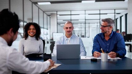 Wall Mural - Business Staffing Interview In Office