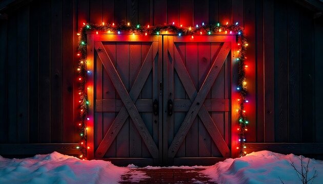 Merry Christmas, in a stylized, candy cane surrounded by red and white candy canes, created with generative ai