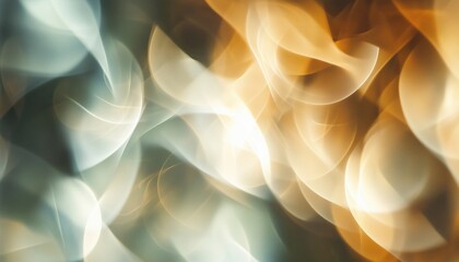 Poster - Abstract Composition Featuring Soft Focus Lights And Shadows Creating A Dreamy And Atmospheric Effect For Visual Delight And Interest.