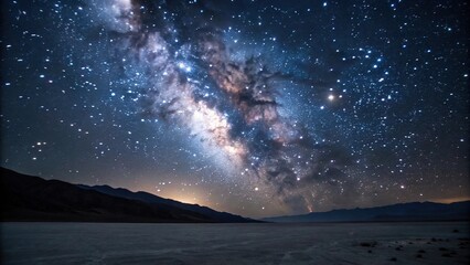 Wall Mural - the stars shine brightly against a backdrop of deep space, night, solar system, universe, light