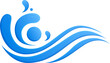 © TA_Studio - wave splash water symbol icon gradient illustration design