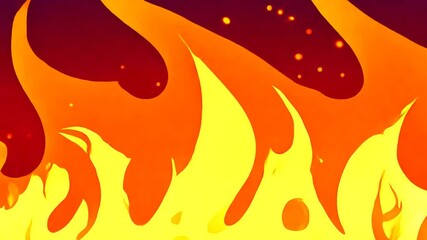 Poster - Animated Fire Effects for Transitions in Creative Projects Generative AI