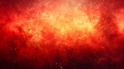 Wall Mural - fiery nebula background texture, space, cosmos, galaxy, universe, red