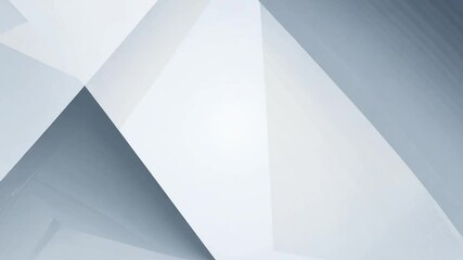 Aufkleber - elegant grey and white geometric abstract background in motion generative ai