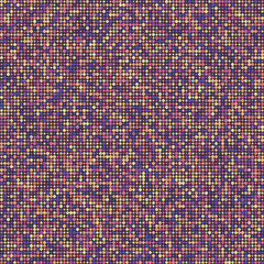 Poster - Abstract geometric design featuring circles in multiple colors such as mauve, sand, navy, olive, and lavender on a mauve background. A dazzling vector illustration.