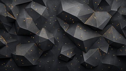 Poster - Textured Abstract Background with Dark Rock Shapes and Glimmering Highlights for Creative Design and Modern Artwork Projects