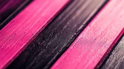 Poster - Vibrant Abstract Texture with Stripes of Deep Pink and Black Shades Creating a Modern Artistic Background for Creative Designs and Projects