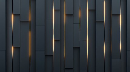Poster - Modern Abstract Background with Vertical Strips and Glowing Light Lines Creating a Dynamic and Stylish Texture for Art, Design, or Decorative Elements