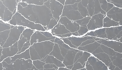 Wall Mural - Gray marble texture with natural white veining patterns. Smooth, polished stone surface for countertops, hyperrealism