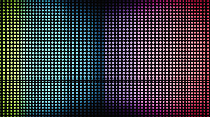 Wall Mural - Abstract background with colorful dots on a black background.