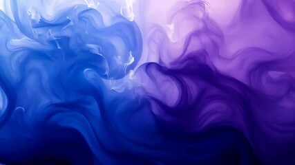 Fototapete - Blue Wave against a dark background. Abstract wallpaper