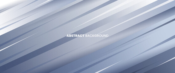 Poster - Gray abstract background. The slash pattern on the top right with shadows creates a fast effect.