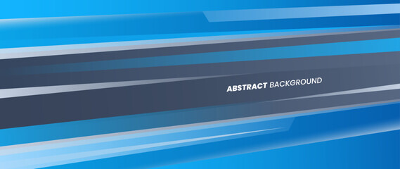 Poster - blue abstract background with a simple and beautiful slash pattern. gray blue gradation. perfect des